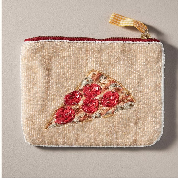 Anthropologie Beaded New York City Pouch/Bag - Picture 3 of 7